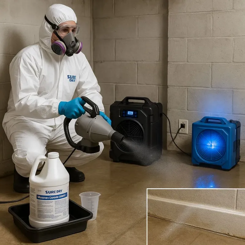 Sanitization and Odor Removal process in Larksville, PA