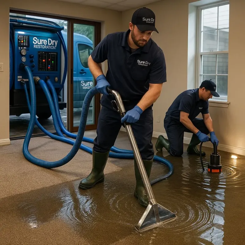Water Extraction and Removal process in Larksville, PA